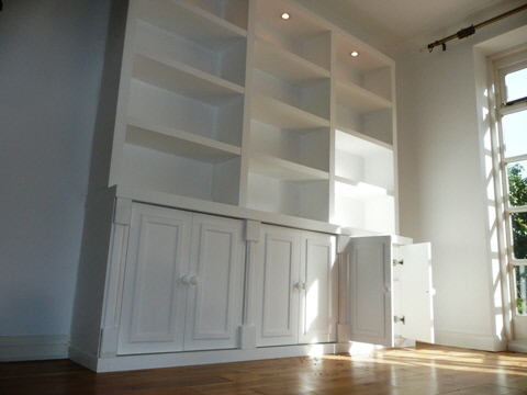custom Cambridge shelves