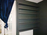 fancy design coloured shelves