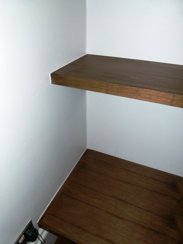 fitted alcove bookcases