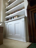 fitted victorian bookcases