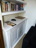 fitted Victorian bookcases
